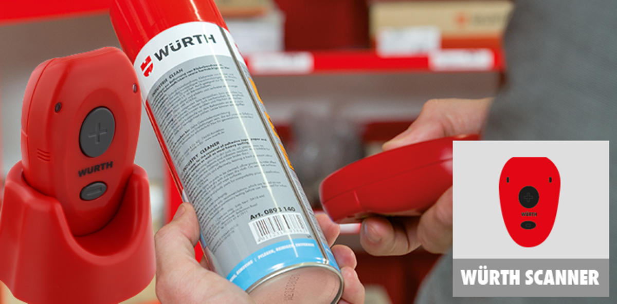 Wuerth Scanner - automated reordering system Wuerth Scanner - automated reordering system